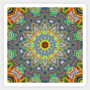 Psychedelic Trippy Acid Art Sticker